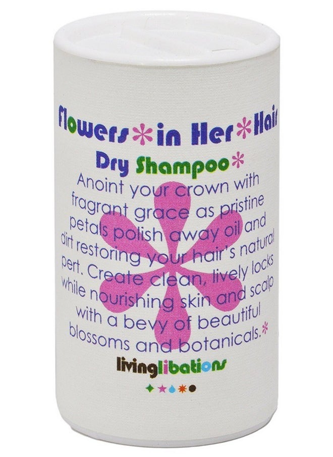Living Libations LIVING LIBATIONS - Organic Flowers in Her Hair Dry Shampoo | Natural, Wildcrafted, Vegan Clean Beauty (1 oz | 30 ml) 