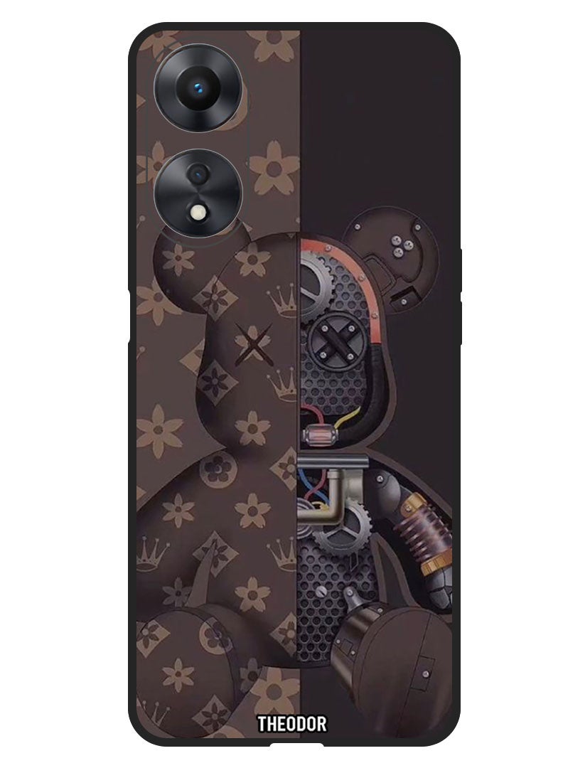 Theodor Protective Case Anti Scratch Shock Proof Bumper Cover For Oppo A1 5G Kaws - Image 1