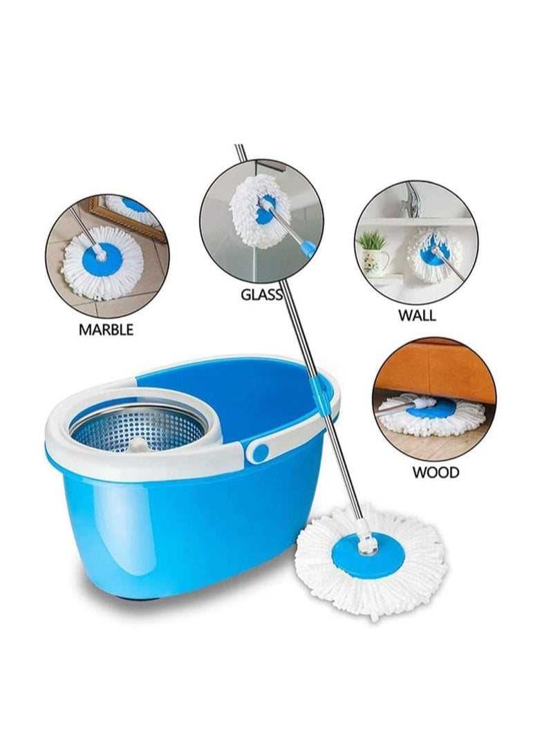Shopping Point 5PCS Microfiber Replacement Mop Head Spin Mop Head Replacement 5-Pack, Microfiber Refill Heads Universal for 360 Spin Magic Mopping, Round Shape Standard Size White  - Image 5