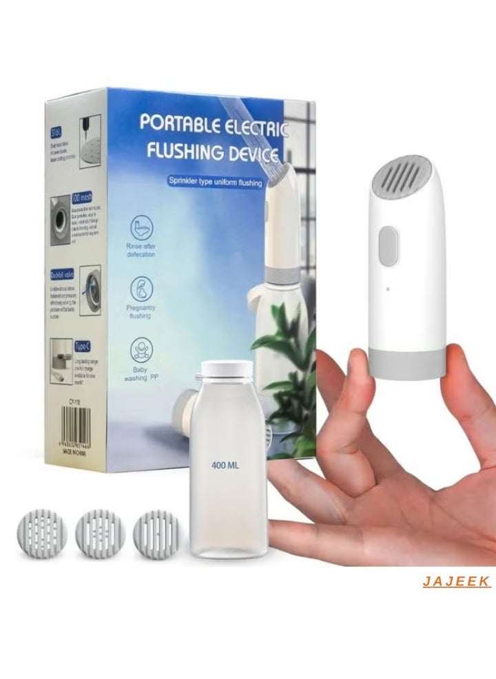 JAJEEK Portable Electric Bidet with 3 Spray Modes, USB Rechargeable - Ideal for Camping, Desert Trips, Airplanes, Trains, Holidays, and Travel – Convenient & Hygienic Solution for On-the-Go Cleanliness - Image 2