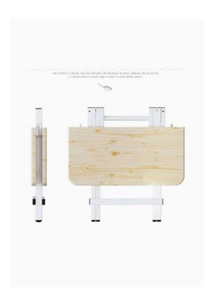 Generic - Dining Table Kitchen Dining Table Modern Leisure Table Square Dining Table Wooden Desk Folding Camping table Portable Dinner Table for Kitchen 60cm*60cm - Image 1
