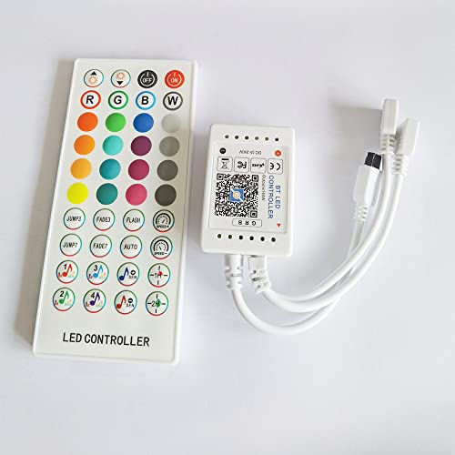 Protium PC Bluetooth 4.0 RGB Android and iOS with App Smart LED Strip Light Controllers for LED Light Strips (Random Color) - Image 1