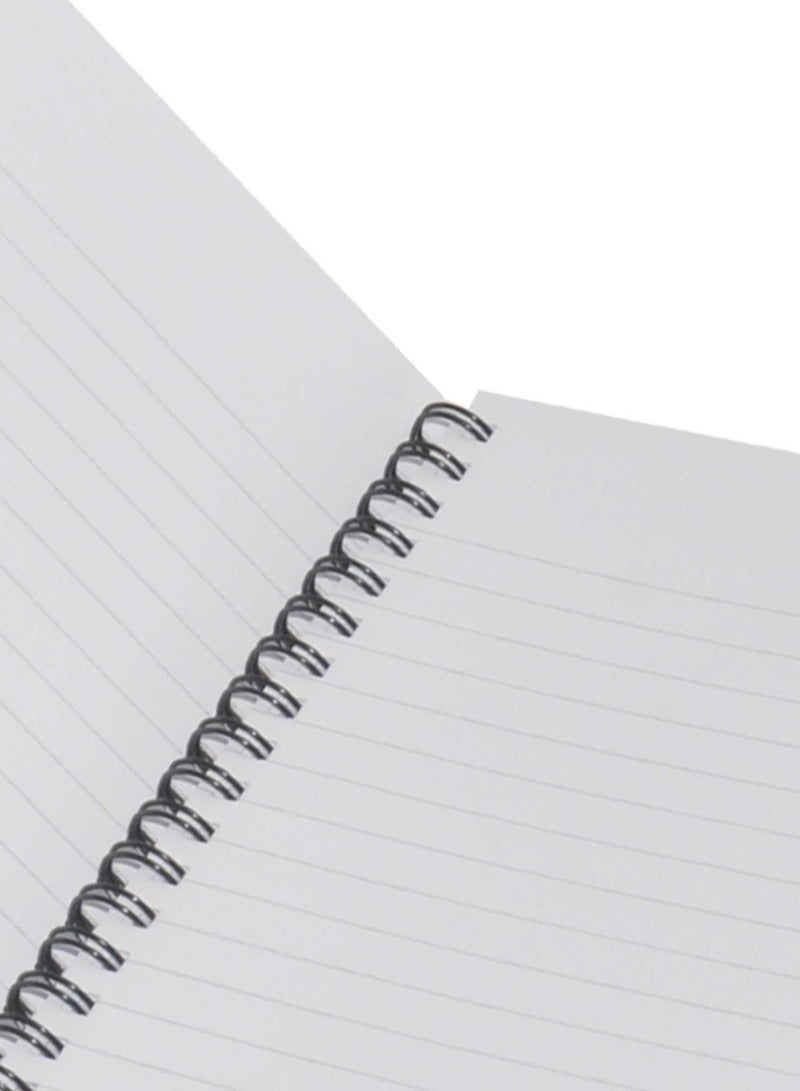 FIS LIGHT Pack of 10 Spiral Soft Cover Notebook, Single Line , 10X8 Inches (25.4 X 20.32 Cm) 100 Sheets -LINB1081603S - Image 2