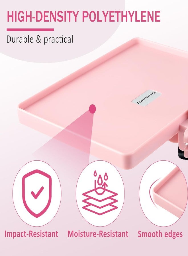 KONOVOLY Lash Tray Holder (9 inch×6.7 inch), Adjustable Plastic Essential Organizer Stand for Lash Techs, Eyelash Extension Supplies Perfect for Salon or Homes Use by KONOVOLY(Pink) - Image 5