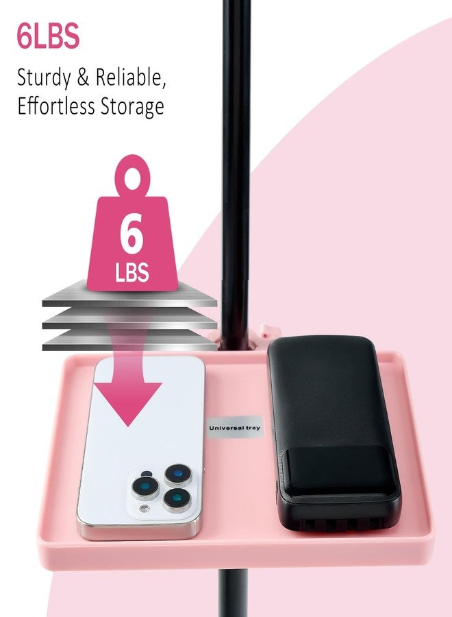 KONOVOLY Lash Tray Holder (9 inch×6.7 inch), Adjustable Plastic Essential Organizer Stand for Lash Techs, Eyelash Extension Supplies Perfect for Salon or Homes Use by KONOVOLY(Pink) - Image 3