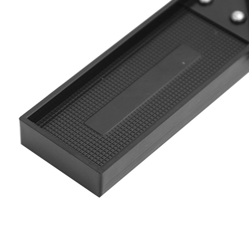 8-Inch 90-degree woodworking square ruler, plastic handle steel square ruler, high-precision construction site woodworking square ruler, construction drawing measurement tool - Image 4
