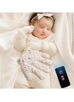 Gonice Baby Soothing Palm, Baby Patter for Sleep, Baby Startle Prevention Hand Glove Electric Baby Hand Pillow Red Bean Filling Cute Baby Soothing Palm for Newborns Baby Girl Baby Boy(Blue Bear)  - Image 3