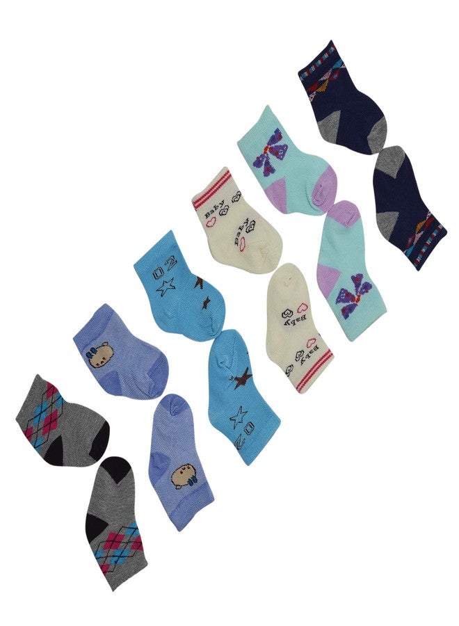 FreshFoot Baby Socks Cotton for Boys and Girls (6-12 Months) - Image 1