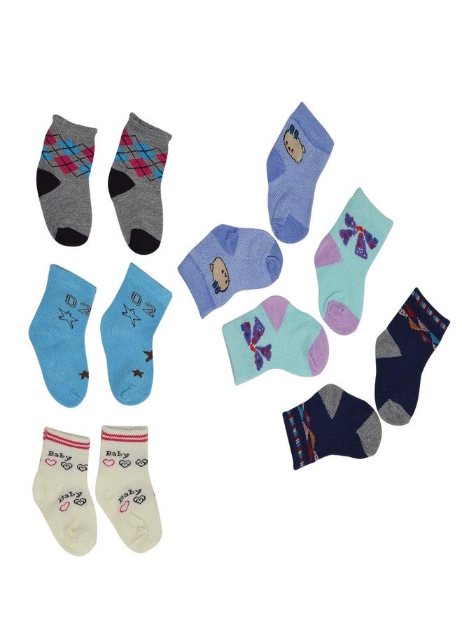 FreshFoot Baby Socks Cotton for Boys and Girls (6-12 Months) - Image 2