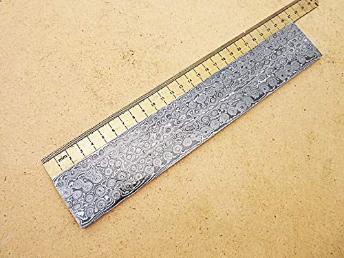 بوشلاند PLB2091 شريط صنع شفرة داماسكوس ستيل يدوي مخصص بنمط قطرات المطر