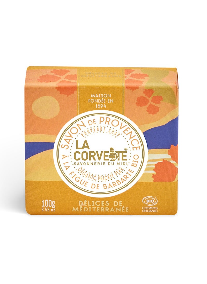 La Corvette Organic Fig Blossom Soap - 100g | Mediterranean-Inspired Natural Care for Soft, Refreshed Skin