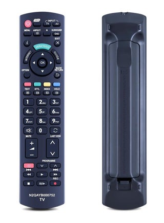 Replacement Remote Control Model N2QAYB000752 for Panasonic Viera LCD & LED TV | Compatible with TX-32LX62F, TX-32LX63F, TX-P42XT50E, TX-P46GT30E, TX-P46GTF32, TX-P46GTF32J, TX-P46GTN33, TX-P46GTS31 | Easy-to-Use & Reliable TV Remote - pzsku/Z746C656CF06D27B92C85Z/45/1742711826/e8098117-0ebe-4fe1-b277-154071c759f8