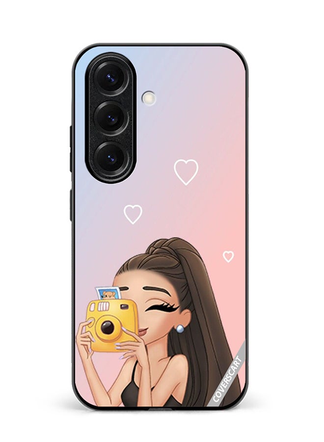 COVERSCART Protective Case Cover For Samsung Galaxy S24 Cutie Girl Taking Picture Design Multicolour
