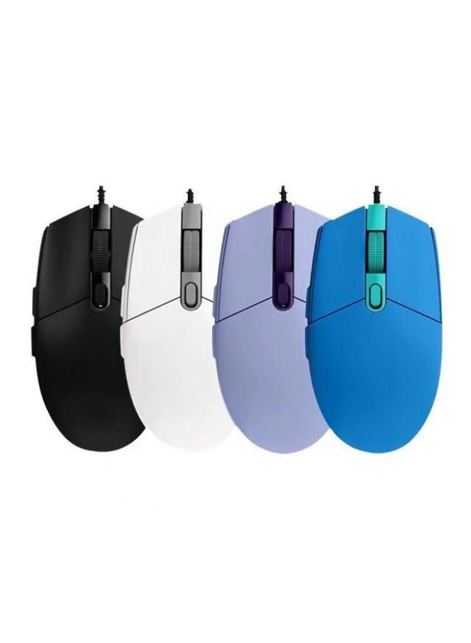 G102 Second-generation RGB Breathing Light Wired Mouse E-sports Game Internet Cafe Chicken LOL Computer Mouse-Colour:G102 Mouse - Image 5