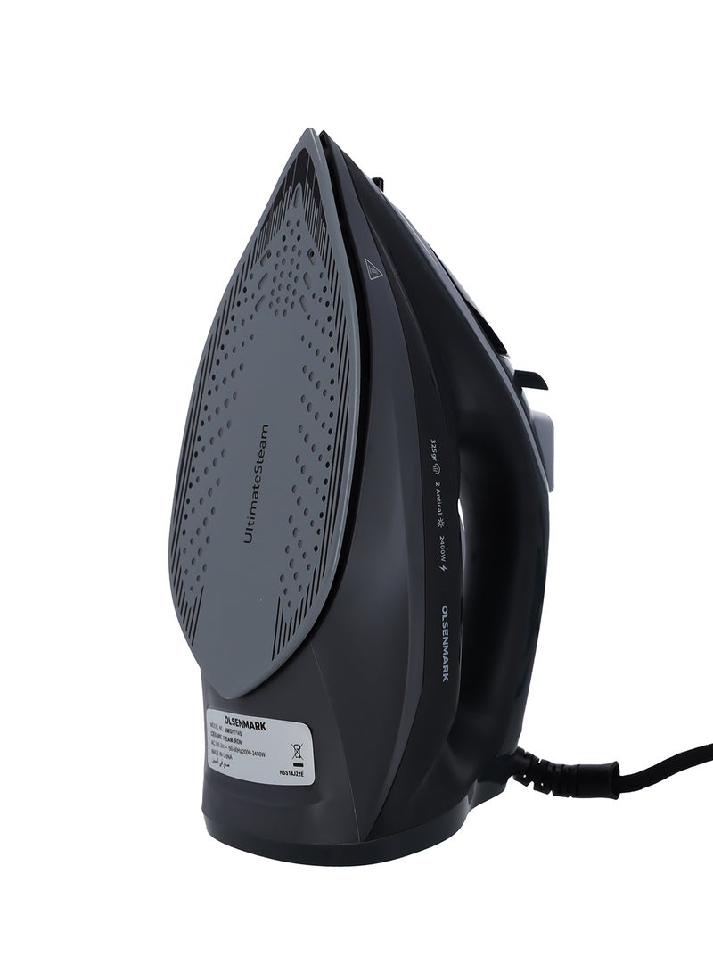 أولسنمارك جهاز كي بالبخار 2400 W OMSI1714S أحمر وأسود - Image 2