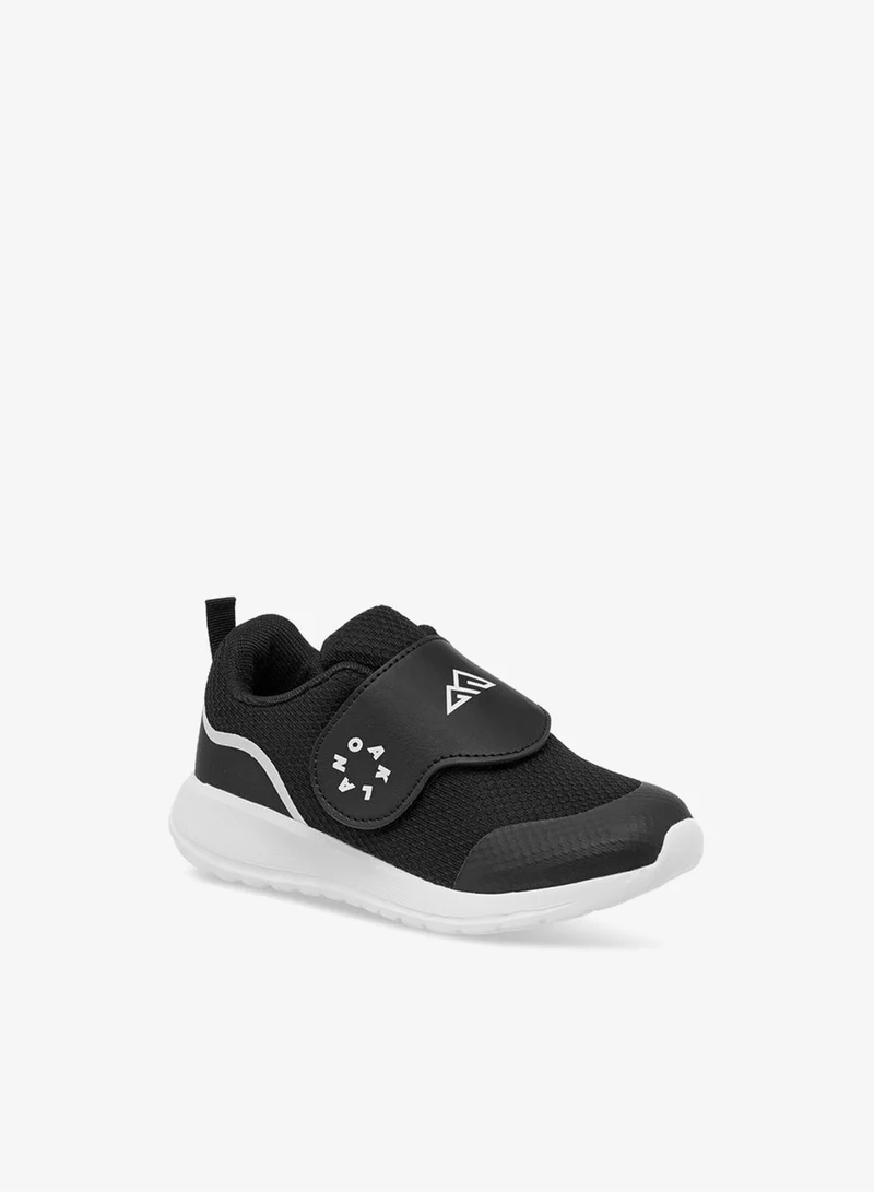 Oaklan by Shoexpress Boys Logo Detail Sports Shoes with Hook and Loop Closure