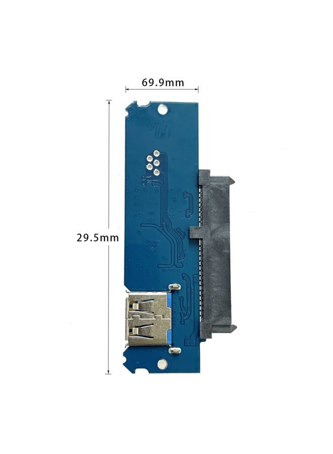 2.5 Inch Mobile Hard Disk Box Adapter Board SATA To USB3.0-Color:Sky Blue  - Image 2