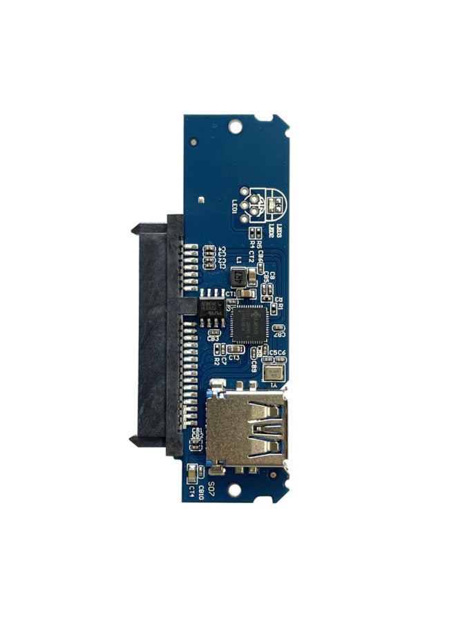 2.5 Inch Mobile Hard Disk Box Adapter Board SATA To USB3.0-Color:Sky Blue  - Image 4