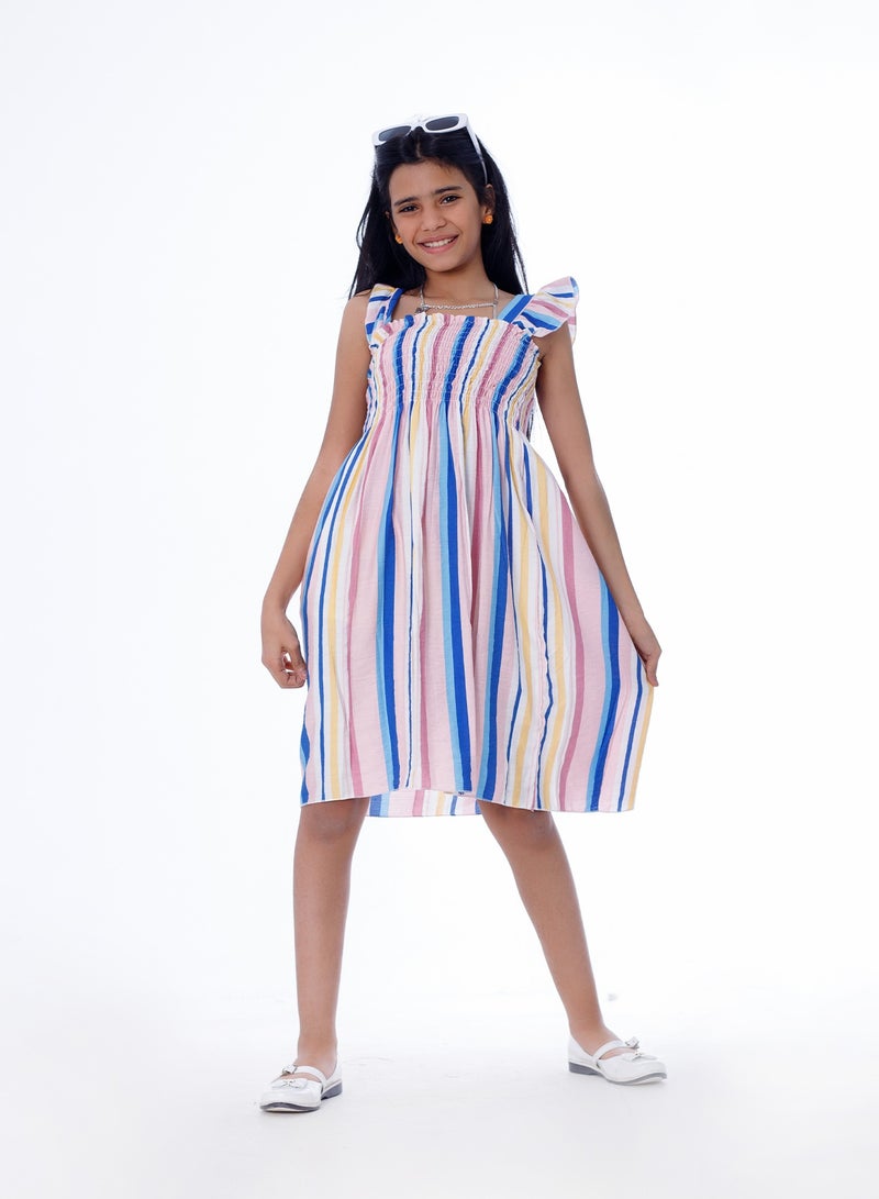 BEBO Girls Dress Blue  - Image 1