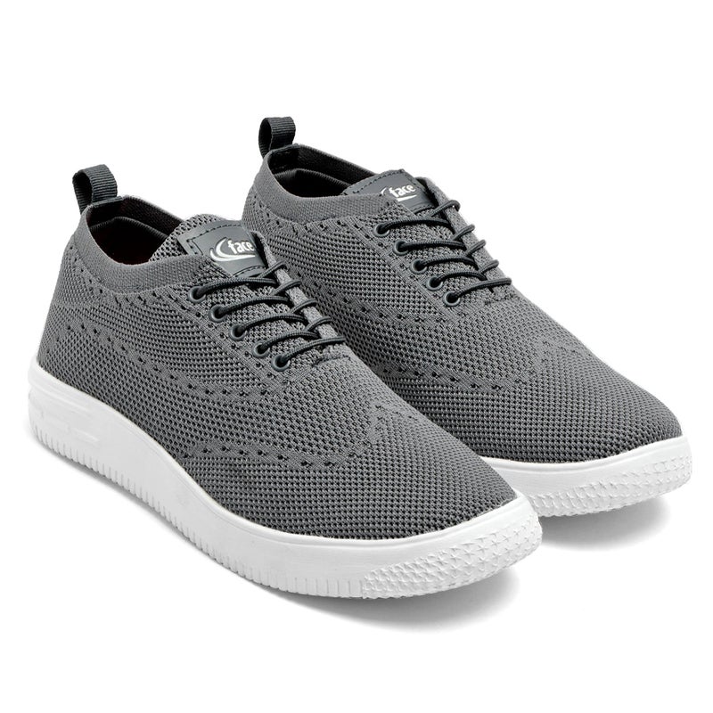 Face Dark Grey Sneakers for Men - Image 5