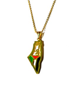 جوليا ستور فلسطين قلادة على شكل خريطة للرجال والنساء  - Image 1