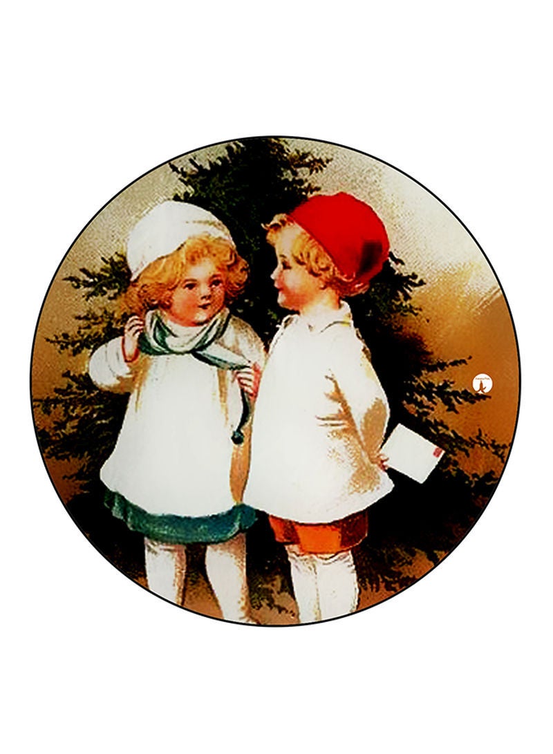 RKN Vintage Art Printed Fridge Magnet  Multicolour - Image 1