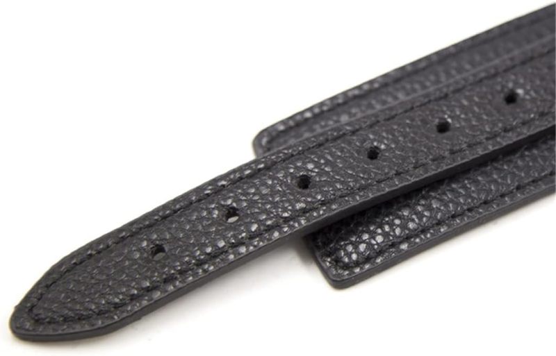 Leather cosplay collar, adjustable neck with chain strap, punk bar stage chokers/black - Image 5