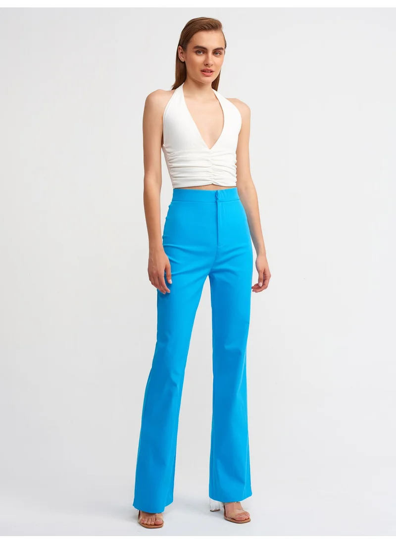 ديلفين 20154 Gather Detailed Crop Top-Ecru