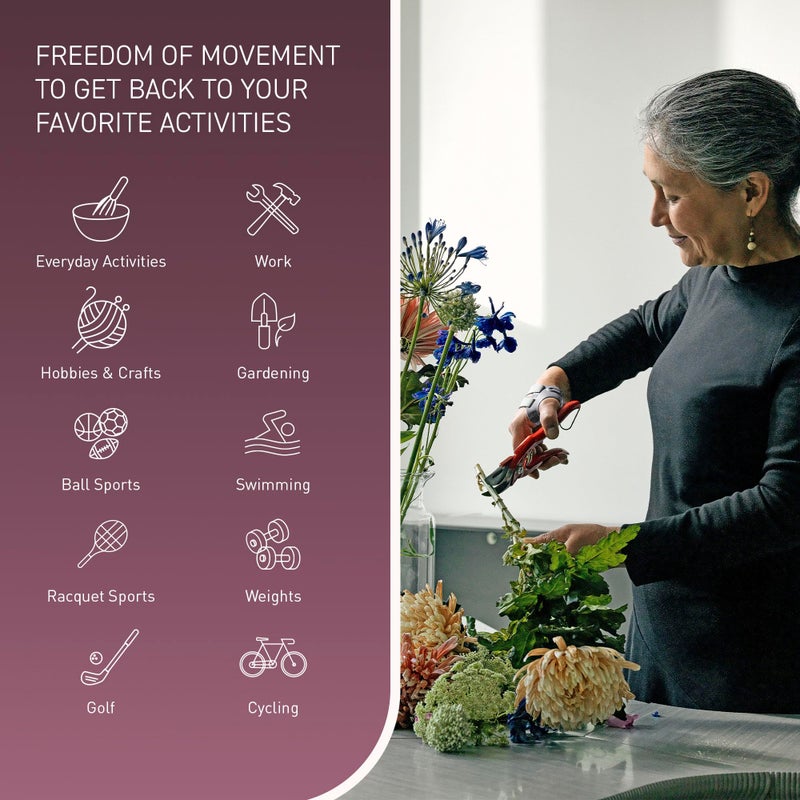 PUSH MetaGrip CMC Thumb Brace for Osteoarthritis CMC Joint Pain. Stabilizes Thumb CMC Joint Without Limiting Hand Function. (Left, Womenâ€™s X-Small) - Image 3