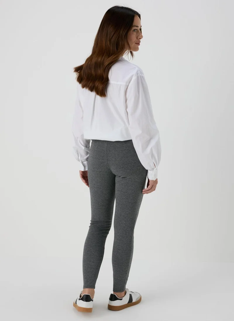 Matalan Charcoal Textured Leggings