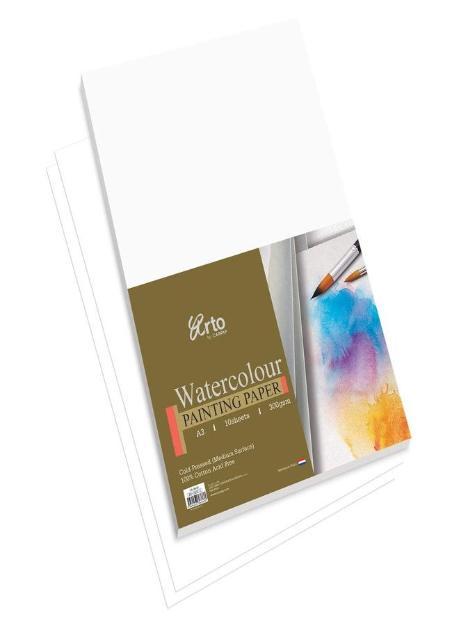 Campap Arto Watercolour Paper Pack 300gsm, Noblesse, 100% Cotton, A3 (CR363) - Image 1