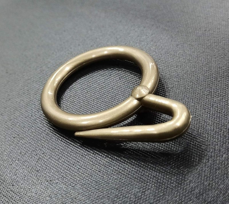 FAPBADRI Plastic Curtain Rings for Windows Curtains, Door Curtains, Bathroom Curtains and Other Multipurpose Usage - Colour: Antique Gold - 100 Pieces - Image 5