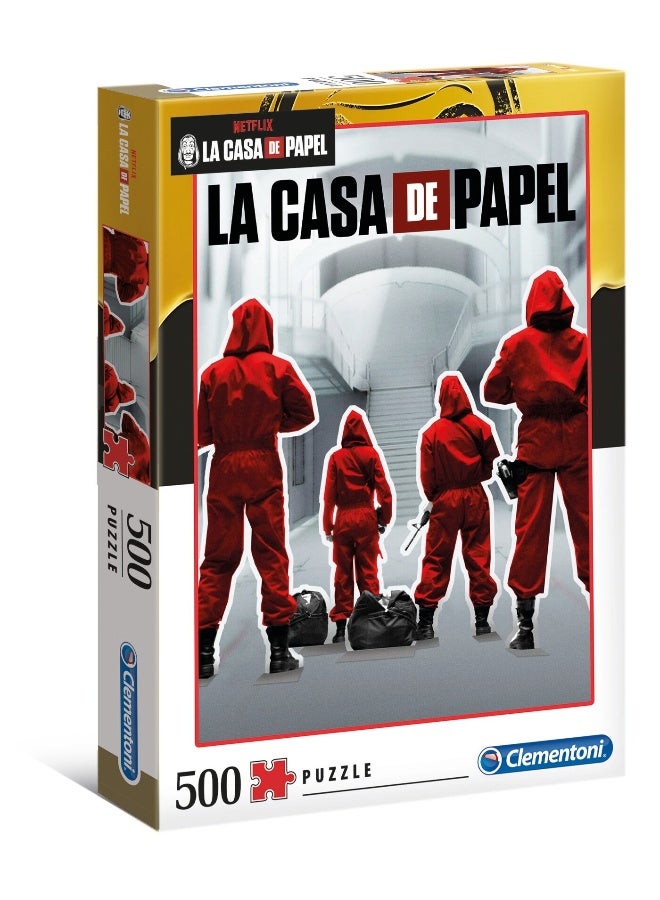 Clementoni Netflix La Casa De Papel Puzzle - 500Pcs - Image 1