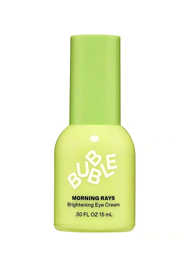 Bubble Morning Rays Brightening Eye Cream 15ml, Vitamin C Moisturizer Cream Balancing Gel Cleanser - Image 1