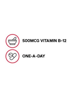 GNC Vitamin B12 500Mcg 100 Tablets Supports Energy Production  - Image 4
