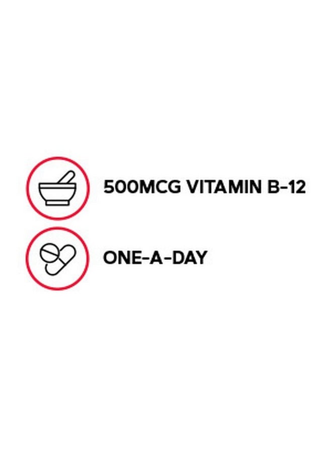 GNC - Vitamin B12 500Mcg 100 Tablets Supports Energy Production - Image 1