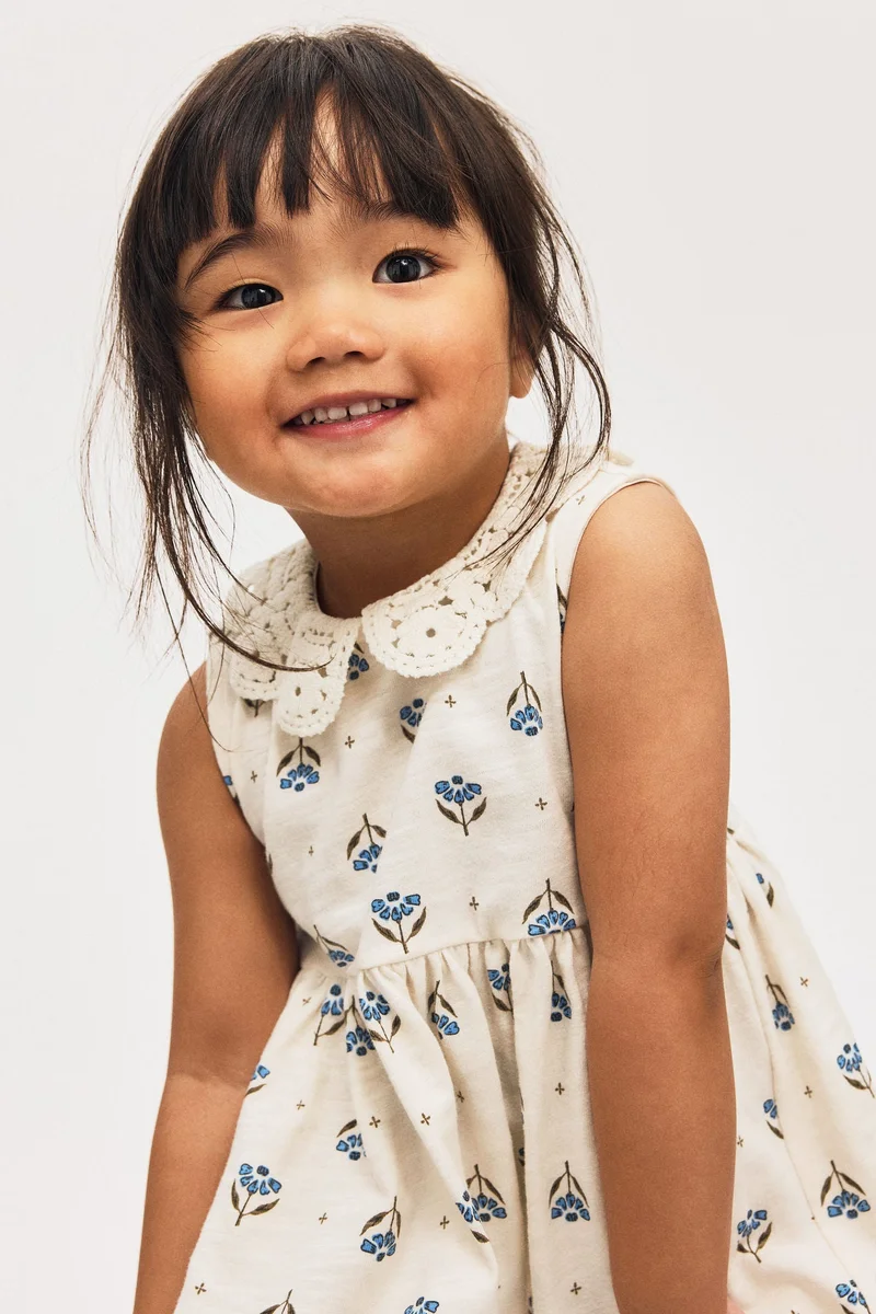 H&M Collared jersey dress