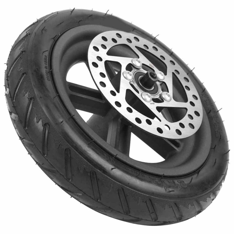 Electric Scooter Wheel: 120 Disc Brake, Anti-Puncture Rubber & Aluminum Alloy, Non-Slip Shock-Absorbing - Explosion-Proof All Terrain Scooter Replacement Tire for Xiaomi Pro Electric Scooter, Safe Rai - Image 4