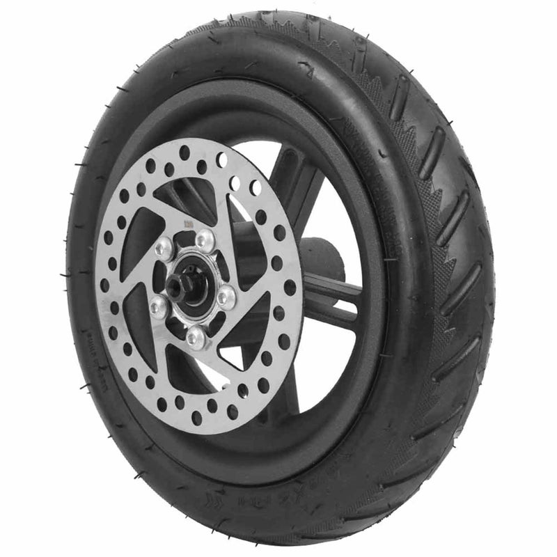 Electric Scooter Wheel: 120 Disc Brake, Anti-Puncture Rubber & Aluminum Alloy, Non-Slip Shock-Absorbing - Explosion-Proof All Terrain Scooter Replacement Tire for Xiaomi Pro Electric Scooter, Safe Rai - Image 2