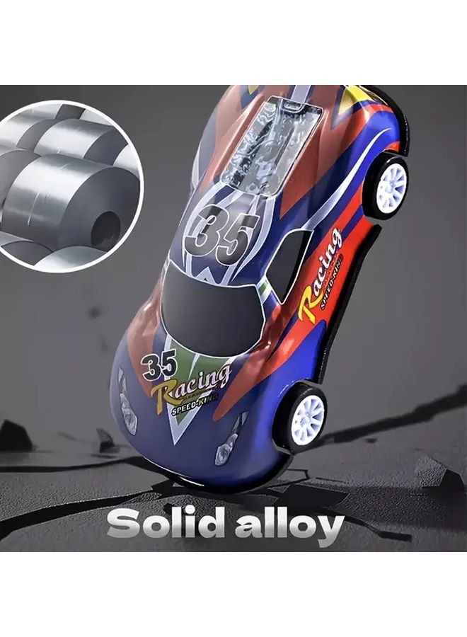 30 Pieces Pull Back Cars With Storage Bucket Colorful Race Car Models Party Favors - Image 4