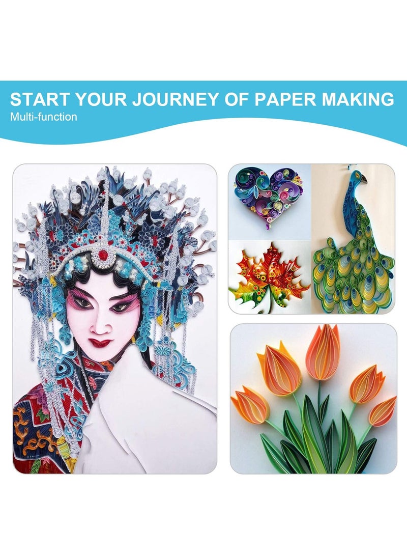SYOSI - Paper Quilling Slotted Kit, Assorted Sizes Rolling Curling Quilling Needle Pen for Art DIY Paper Card Making Project Tools 14 Pieces… - Image 1