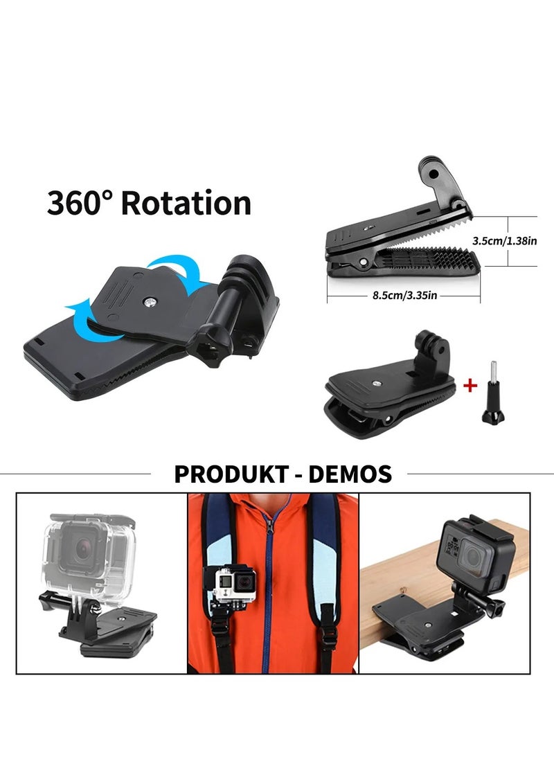 36 in 1 Action Camera Accessory Kit Compatible with GoPro Hero 11 10 9 8 7 6 5 4 GoPro Max GoPro Fusion Insta360 DJI Osmo Action Action 2 AKASO, and more