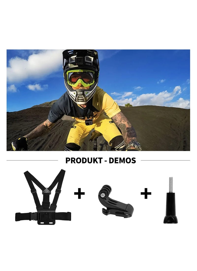 36 in 1 Action Camera Accessory Kit Compatible with GoPro Hero 11 10 9 8 7 6 5 4 GoPro Max GoPro Fusion Insta360 DJI Osmo Action Action 2 AKASO, and more