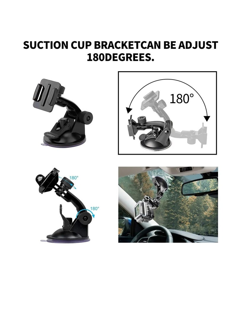 36 in 1 Action Camera Accessory Kit Compatible with GoPro Hero 11 10 9 8 7 6 5 4 GoPro Max GoPro Fusion Insta360 DJI Osmo Action Action 2 AKASO, and more