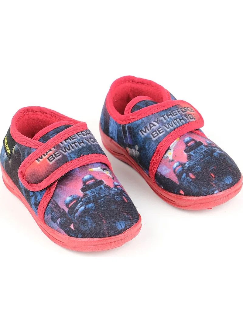 Gezer Winter Baby Boy Velcro Panduf