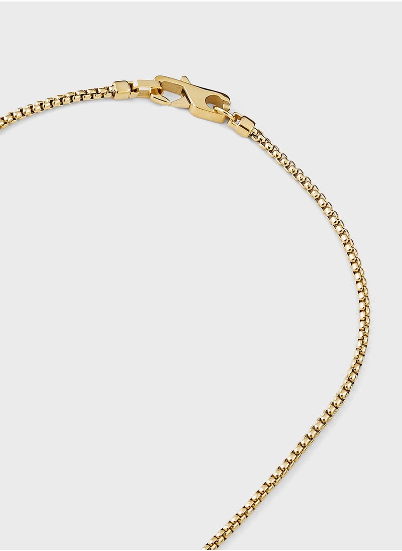 GUESS - Textured Round Necklace - Image 1
