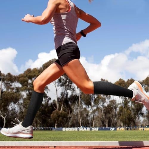 Double Couple 8 Pairs Compression Socks Men Women Knee High Compression Stockings for Sports Support Socks - Image 5