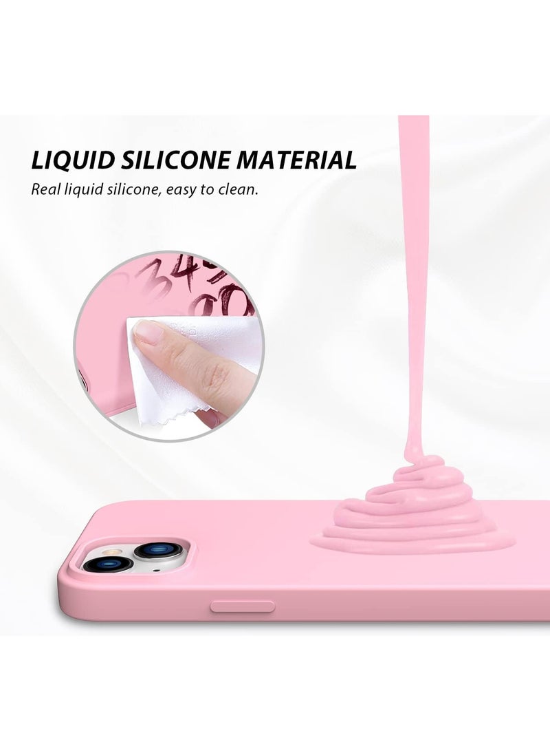 BORTONY iPhone 13 Case Soft Silicone Anti Scratch iPhone 13 Cover Shockproof with Inside Micrfiber Lining Protective Phone Case for iPhone 13 6.1 inch - Image 5