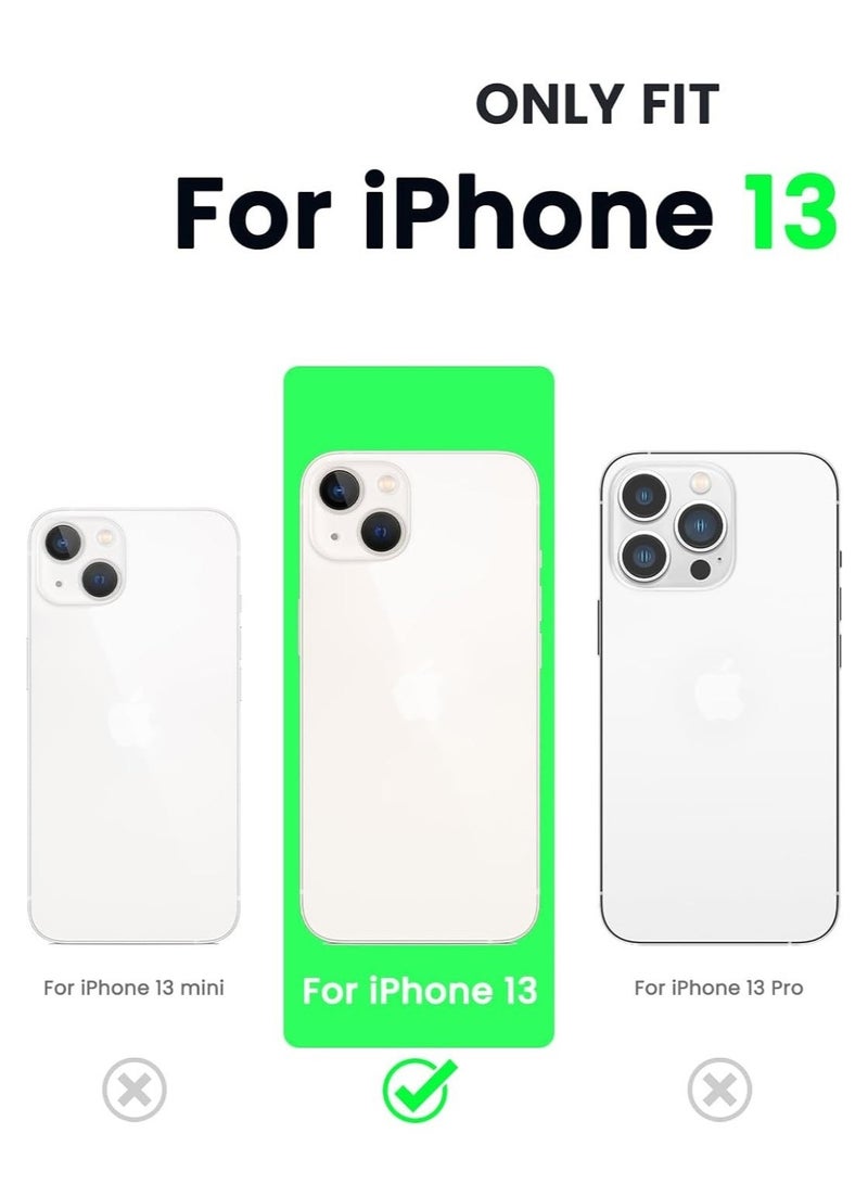 BORTONY iPhone 13 Case Soft Silicone Anti Scratch iPhone 13 Cover Shockproof with Inside Micrfiber Lining Protective Phone Case for iPhone 13 6.1 inch - Image 2