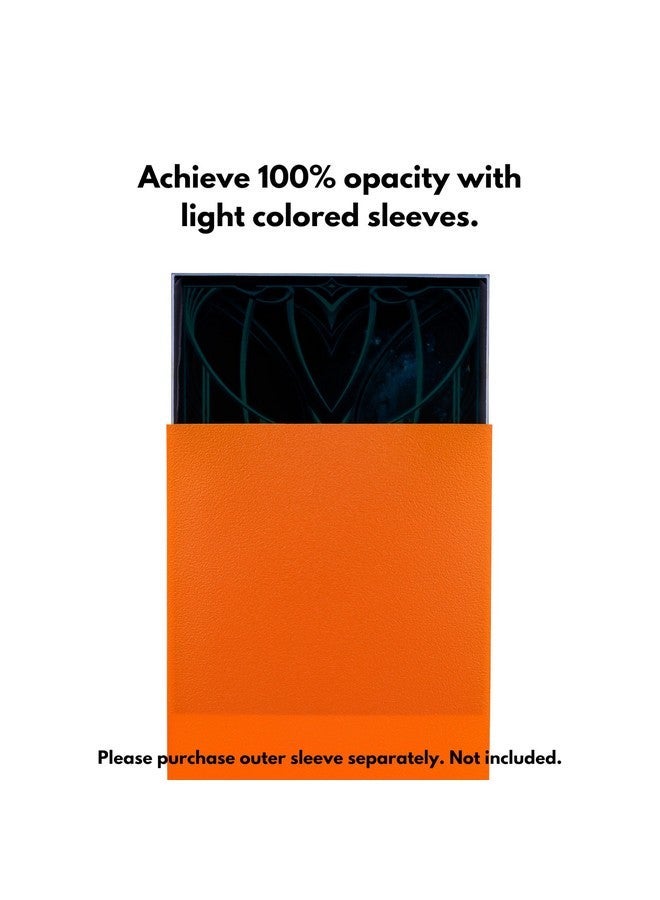 TitanShield Smoked Inner Sleeves - Make Card Backs Opaque (200 CT) Double Sleeving Perfect Fits. Compatible with Pokemon, Magic The Gathering MTG, & Flesh & Blood, One Piece | Midnight Edition - Image 3